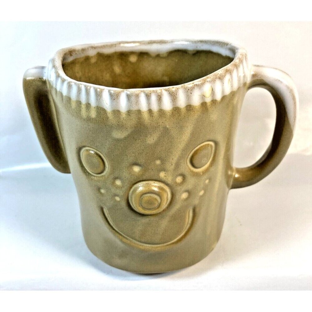People Lover Brown Face Mug Jean Ellsworth for Pacific Stoneware Vintage